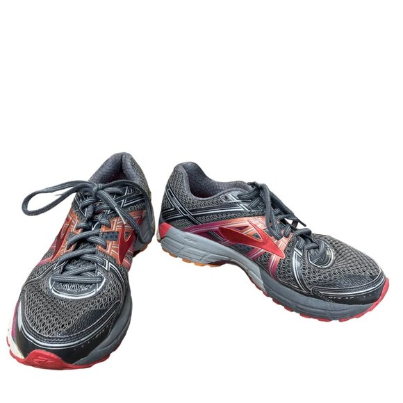Asics Shoes - Brooks GTS 17 Womans pink gray running sneakers SZ 9D SKU 9421